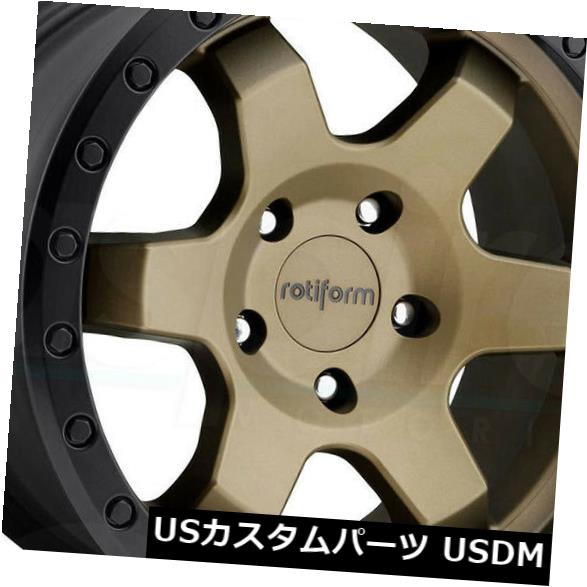 海外輸入ホイール 4-新しい17 "Rotiform SIX R150ホイール17x9 6x135 1ブロンズリム 4-New 17" Rotiform SIX R150 Wheels 17x9 6x135 1 Bronze Rims 【並行輸入品】｜カスタムパーツ WORLD倉庫