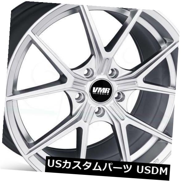海外輸入ホイール 4-新しい18インチVMR V804ホイール18x8 5x114.3 42スーパーシルバーリム 4-New 18\