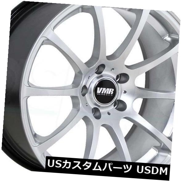 海外輸入ホイール 4-新しい18インチVMR V701ホイール18x8.5 / 18x9.5 5x112 45/45ハイパーシルバースタッガードリム 4-New 18\