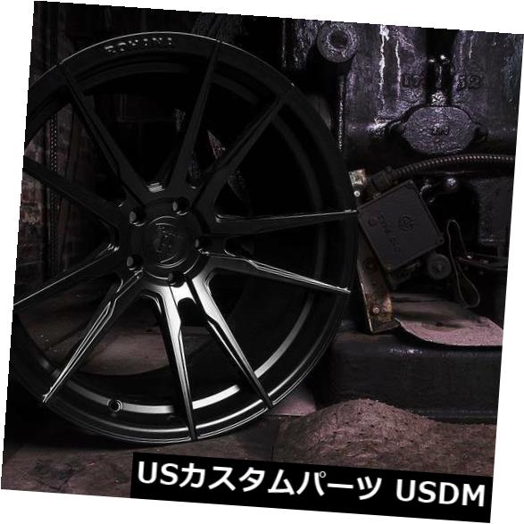 海外輸入ホイール 4-新しい19インチRohana RF2ホイール19x8.5 5x114.3 35ブラックリム 4-New 19\