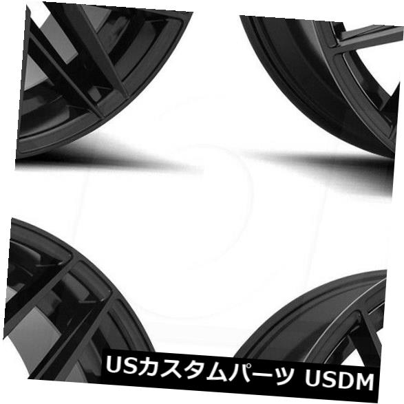 海外輸入ホイール 4-New 19 "Niche Gamma M224 Wheels 19x8.5 5x112 42ブラックリム 4-New 19" Niche Gamma M224 Wheels 19x8.5 5x112 42 Black Rims 【並行輸入品】|カスタムパーツ WORLD倉庫