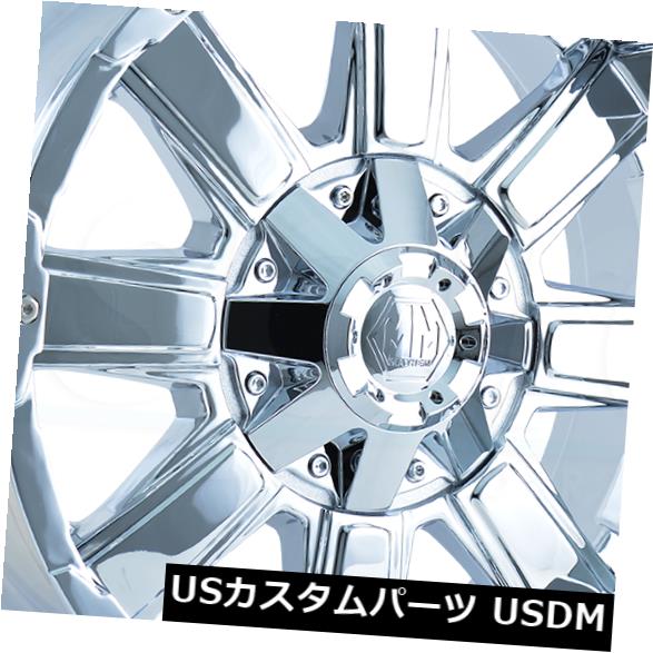 海外輸入ホイール 4-新しい18 "Mayhem Chaos Wheels 18x9 5x5.5 / 6x5.5 18 Chrome Rims 4-New 18" Mayhem Chaos Wheels 18x9 5x5.5/6x5.5 18 Chrome Rims 【並行輸入品】｜カスタムパーツ WORLD倉庫