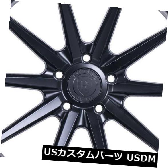 海外輸入ホイール 4-New 20 "Rohana RF1 Wheels 20x9 5x120 35ブラックリム 4-New 20" Rohana RF1 Wheels 20x9 5x120 35 Black Rims 【並行輸入品】｜カスタムパーツ WORLD倉庫