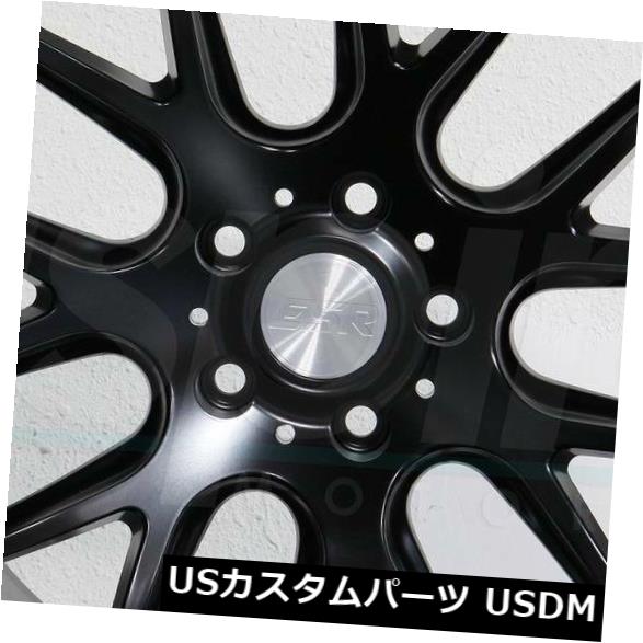 海外輸入ホイール 4-新しい20インチESR SR12ホイール20x9 / 20x10.5 5x114.3 35/40マットブラックスタッガードリム 4-New 20\