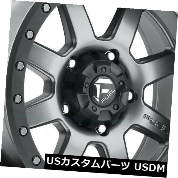 海外輸入ホイール 4-新しい18インチの燃料トロフィーD552ホイール18x9 6x5.5 / 6x139.7 1 GunMetalリム 4-New 18\