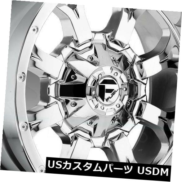 海外輸入ホイール 4-新しい20 "燃料クランクD516ホイール20x12 8x6.5 / 8x165.1 -44クロムリム 4-New 20" Fuel Krank D516 Wheels 20x12 8x6.5/8x165.1 -44 Chrome Rims 【並行輸入品】｜カスタムパーツ WORLD倉庫