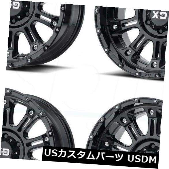 海外輸入ホイール 4-新しい18インチXD XD829ホースホイール18x9 5x150 0グロスブラックリム 4-New 18\