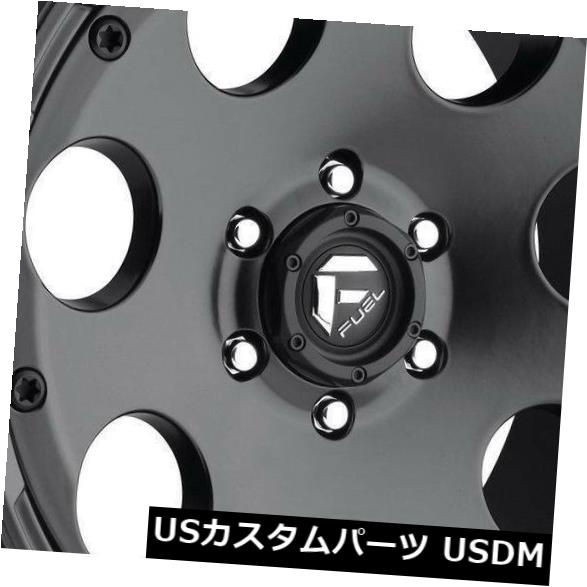 海外輸入ホイール 4-新しい18インチの燃料Enduro D608ホイール18x9 6x135 1マットブラックリム 4-New 18\