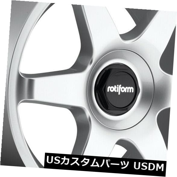 海外輸入ホイール 4-新しい18インチRotiform SIX R114ホイール18x8.5 5x100 / 5x112 45シルバーリム 4-New 18" Rotiform SIX R114 Wheels 18x8.5 5x100/5x112 45 Silver Rims 【並行輸入品】｜カスタムパーツ WORLD倉庫