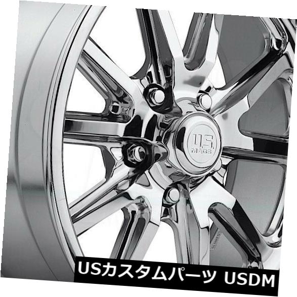 海外輸入ホイール 4-新しい18インチUS Mags Rambler U110ホイール18x8 / 18x9.5 5x4.75 / 5x120.6 5 1/1 Chrome Sta 4-New 18\
