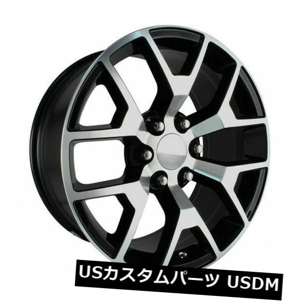 海外輸入ホイール 4-新しい22 "StradaレプリカR150 Gmcシエラレプリカホイール22x9 6x5.5 / 6x139.7 31 Bl 4-New 22" Strada Replica R150 Gmc Sierra Replica Wheels 22x9 6x5.5/6x139.7 31 Bl 【並行輸入品】｜カスタムパーツ WORLD倉庫