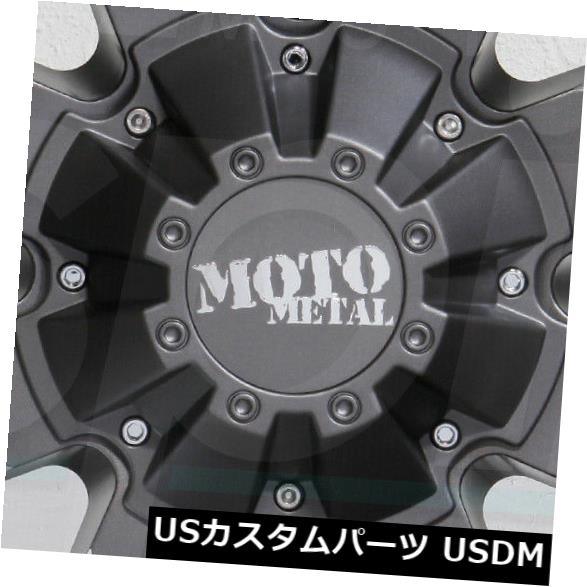 海外輸入ホイール 4-新しい18インチMoto Metal MO962ホイール18x10 6x5.5 / 6x139.7 -24ガンメタルリム 4-New 18" Moto Metal MO962 Wheels 18x10 6x5.5/6x139.7 -24 Gunmetal Rims 【並行輸入品】|カスタムパーツ WORLD倉庫