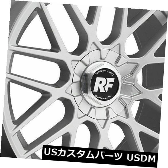 海外輸入ホイール 4-新しい18インチRotiform RSE R140ホイール18x9.5 5x114.3 / 5x120 35シルバーリム 4-New 18\