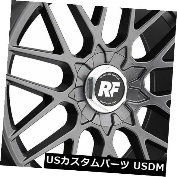 海外輸入ホイール 4-新しい18インチRotiform RSE R141ホイール18x8.5 5x112 / 5x114.3 45ガンメタルリム 4-New 18\