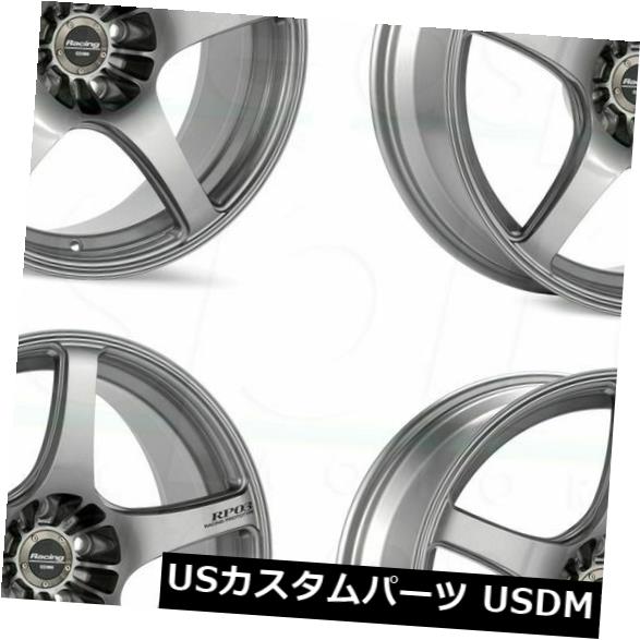海外輸入ホイール 4-New 19 "Enkei RP03 Wheels 19x8.5 5x120 12シルバーペイントリム 4-New 19" Enkei RP03 Wheels 19x8.5 5x120 12 Silver Paint Rims 【並行輸入品】｜カスタムパーツ WORLD倉庫