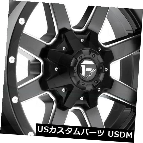 海外輸入ホイール 4-新しい20 "Fuel Maverick D610ホイール20x14 8x170 -76ブラックミルドリム 4-New 20" Fuel Maverick D610 Wheels 20x14 8x170 -76 Black Milled Rims 【並行輸入品】｜カスタムパーツ WORLD倉庫