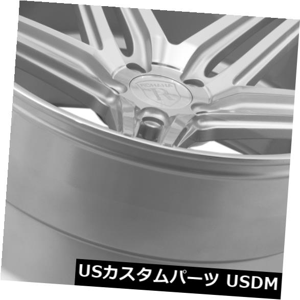 海外輸入ホイール 4-新しい20 "Rohana RC8ホイール20x9 / 20x11 5x120 20/25シルバースタッガードリム 4-New 20" Rohana RC8 Wheels 20x9/20x11 5x120 20/25 Silver Staggered Rims 【並行輸入品】｜カスタムパーツ WORLD倉庫