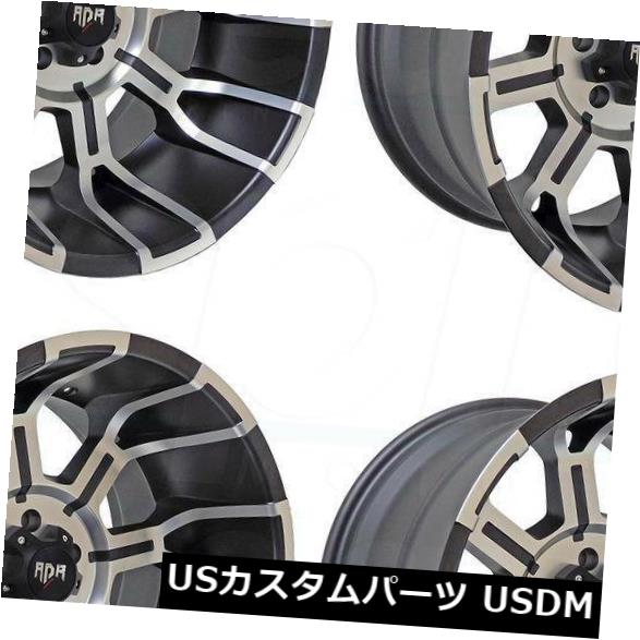 海外輸入ホイール 4-新しい20インチRDR RD11ホイール20x12 5x5 / 5x127 -44ブラックマシンリム 4-New 20\
