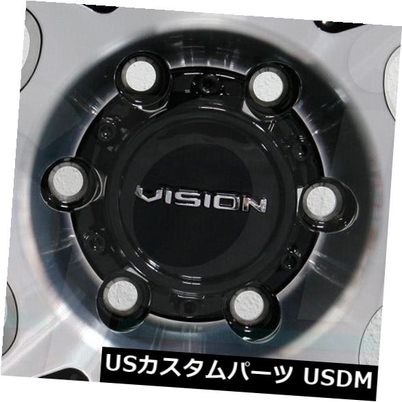 海外輸入ホイール 4-New 20 "Vision 388 Shadow Wheels 20x10 5x5.5 / 5x139.7 -25ブラックマシンドリム 4-New 20" Vision 388 Shadow Wheels 20x10 5x5.5/5x139.7 -25 Black Machined Rims 【並行輸入品】|カスタムパーツ WORLD倉庫