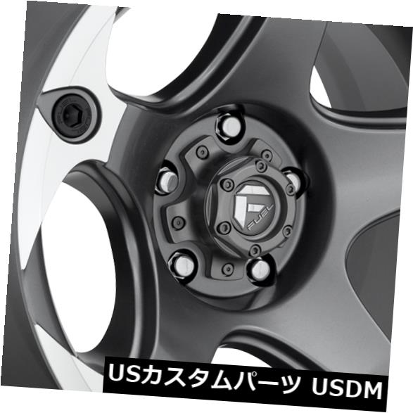 海外輸入ホイール 17x9 Fuel Menace D684 6x5.5 / 6x139.7 1 GunMetal Wheels Rims Set（4） 17x9 Fuel Menace D684 6x5.5/6x139.7 1 GunMetal Wheels Rims Set(4) 【並行輸入品】｜カスタムパーツ WORLD倉庫