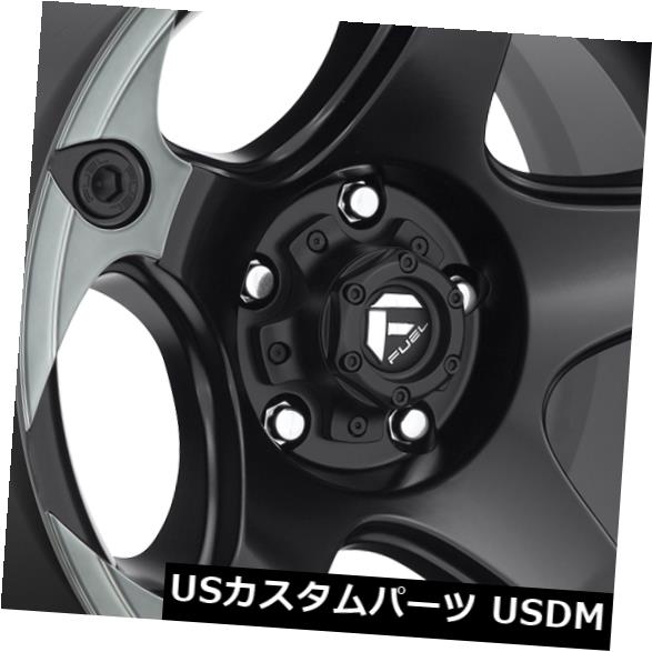 海外輸入ホイール 17x9 Fuel Menace D685 6x5.5 / 6x139.7 1マットブラックホイールリムセット（4） 17x9 Fuel Menace D685 6x5.5/6x139.7 1 Matte Black Wheels Rims Set(4) 【並行輸入品】｜カスタムパーツ WORLD倉庫