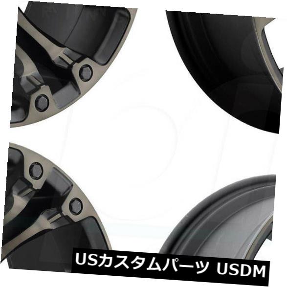 海外輸入ホイール 17x9 Fuel Vapor D569 5x4.5 / 5x5 / 5x12 7 -12ブラックマシニングホイールリムセット（4） 17x9 Fuel Vapor D569 5x4.5/5x5/5x127 -12 Black Machined Wheels Rims Set(4) 【並行輸入品】 246,455円