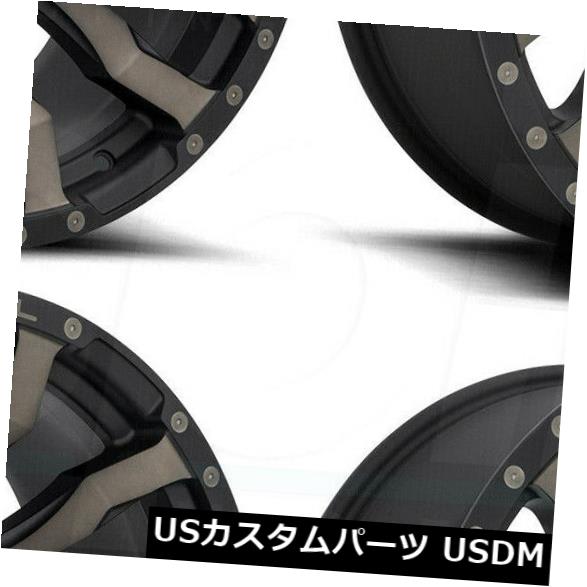 海外輸入ホイール 17x9 Fuel Blitz D674 6x5.5 / 6x139.7 1ブラックティントホイールリムセット（4） 17x9 Fuel Blitz D674 6x5.5/6x139.7 1 Black Tint Wheels Rims Set(4) 【並行輸入品】