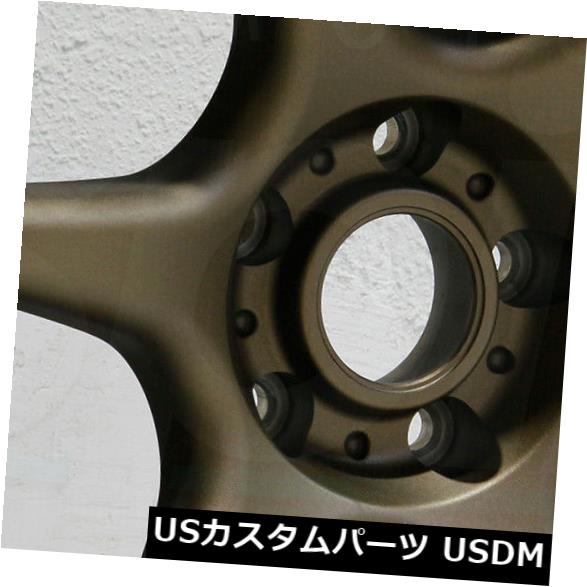 海外輸入ホイール 18x9 Kansei Tandem 5x120 35ブロンズホイールリムセット（4） 18x9 Kansei Tandem 5x120 35 Bronze Wheels Rims Set(4) 【並行輸入品】｜カスタムパーツ WORLD倉庫
