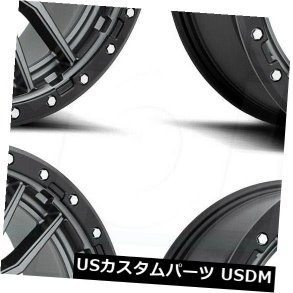 海外輸入ホイール 17x9 Fuel Rebel D680 6x135 1 GunMetal Wheels Rims Set（4） 17x9 Fuel Rebel D680 6x135 1 GunMetal Wheels Rims Set(4) 【並行輸入品】