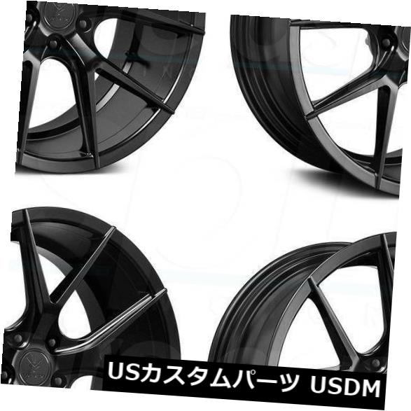 海外輸入ホイール 20x9 Verde V99軸5x108 38サテンブラックホイールリムセット（4） 20x9 Verde V99 Axis 5x108 38 Satin Black Wheels Rims Set(4) 【並行輸入品】｜カスタムパーツ WORLD倉庫