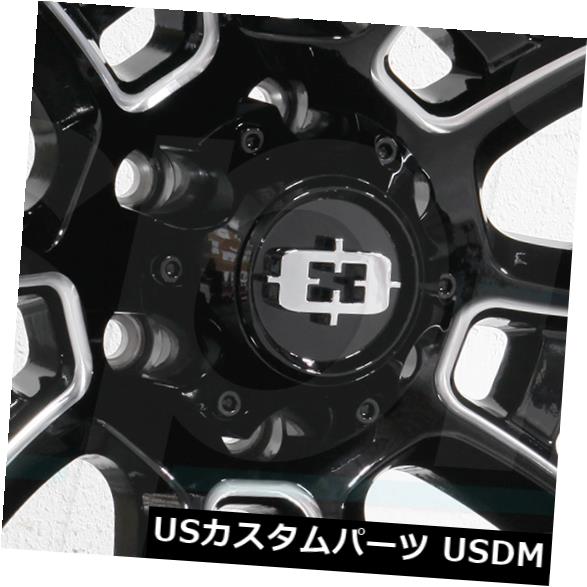 海外輸入ホイール 20x10 Vision 415 Bomb 6x135 -25ブラックミルドホイールリムセット（4） 20x10 Vision 415 Bomb 6x135 -25 Black Milled Wheels Rims Set(4) 【並行輸入品】｜カスタムパーツ WORLD倉庫
