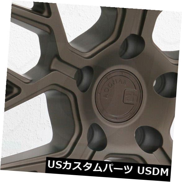海外輸入ホイール 20x10.5 Aodhan LS009 LS9 5x120 35ブロンズホイールリムセット（4）合金 20x10.5 Aodhan LS009 LS9 5x120 35 Bronze Wheels Rims Set(4) Alloy 【並行輸入品】