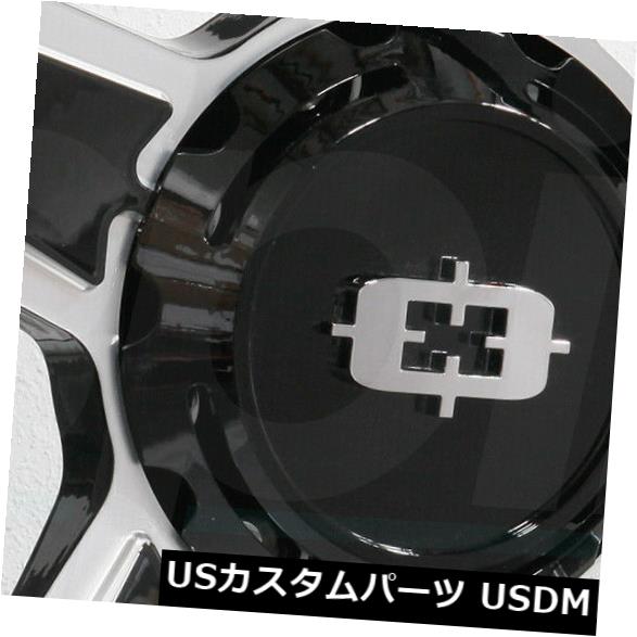 海外輸入ホイール 20x9 Vision 390 Empire 5x114.3 / 5x5 10ブラックミルドホイールリムセット（4） 20x9 Vision 390 Empire 5x114.3/5x5 10 Black Milled Wheels Rims Set(4) 【並行輸入品】