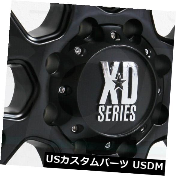 海外輸入ホイール 17x9 XD XD820グレネード5x5 / 5x127 -12サテンブラックホイールリムセット（4） 17x9 XD XD820 Grenade 5x5/5x127 -12 Satin Black Wheels Rims Set(4) 【並行輸入品】