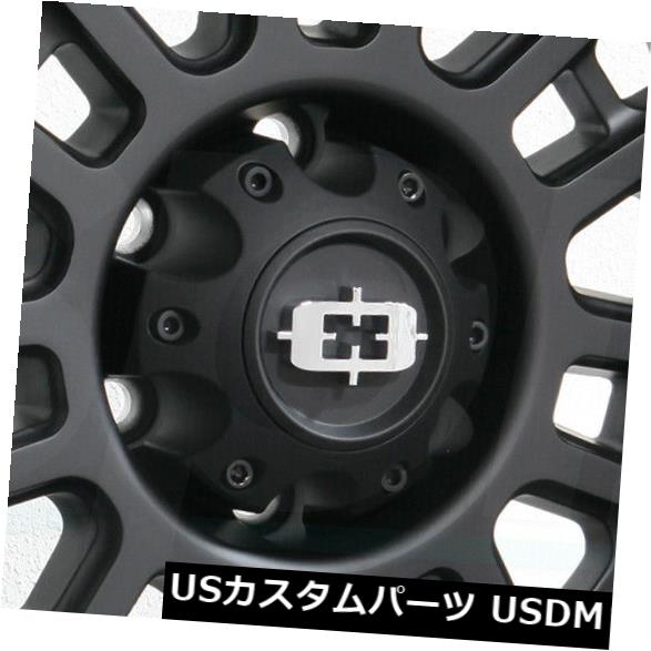 海外輸入ホイール 20x12 Vision 418 Widow 8x6.5 / 8x165.1 -51サテンブラックホイールリムセット(4) 20x12 Vision 418 Widow 8x6.5/8x165.1 -51 Satin Black Wheels Rims Set(4) 【並行輸入品】