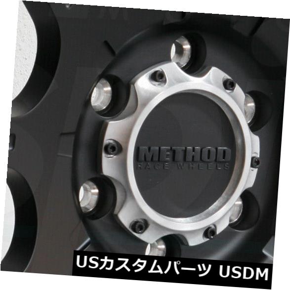 海外輸入ホイール 17x8.5メソッドMR308 Roost 6x5.5 / 6x139.7 0マットブラックホイールリムセット（4） 17x8.5 Method MR308 Roost 6x5.5/6x139.7 0 Matte Black Wheels Rims Set(4) 【並行輸入品】｜カスタムパーツ WORLD倉庫