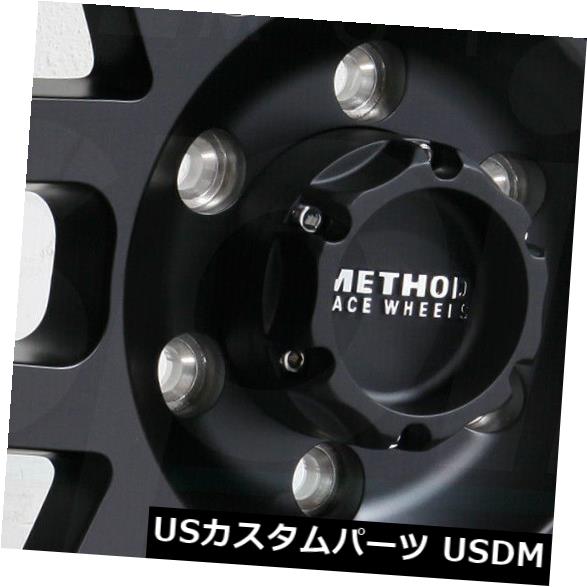 海外輸入ホイール 17x8.5メソッドMR306メッシュ6x5.5 / 6x139.7 0マットブラックホイールリムセット（4） 17x8.5 Method MR306 Mesh 6x5.5/6x139.7 0 Matte Black Wheels Rims Set(4) 【並行輸入品】 240,845円