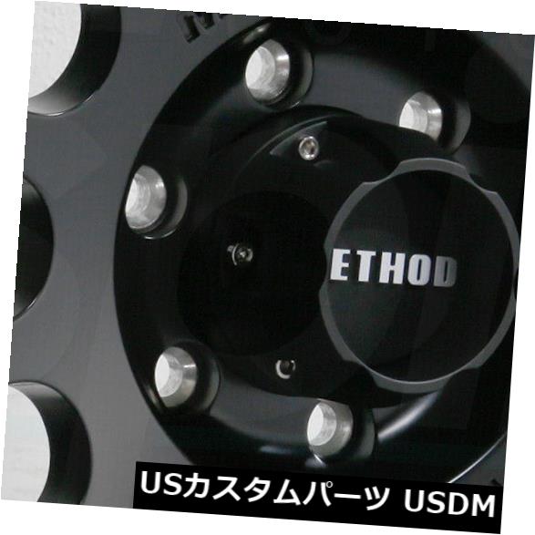 海外輸入ホイール 17x8.5メソッドMR305 NV 6x135 0マットブラックホイールリムセット（4） 17x8.5 Method MR305 NV 6x135 0 Matte Black Wheels Rims Set(4) 【並行輸入品】
