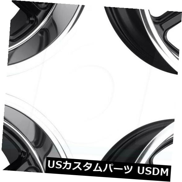 海外輸入ホイール 18x9.5 US Mags Rambler U121 5x114.3 1ブラックホイールリムセット(4) 18x9.5 US Mags Rambler U121 5x114.3 1 Black Wheels Rims Set(4) 【並行輸入品】|カスタムパーツ WORLD倉庫