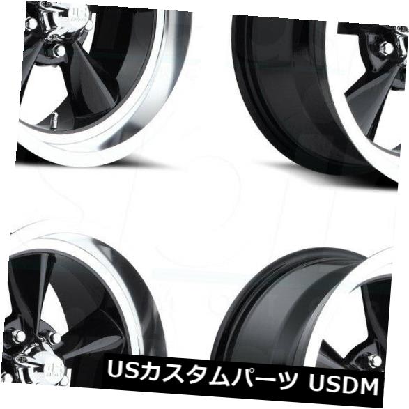 海外輸入ホイール 20x9.5 US Mags Standard U107 5x4.75 / 5x120.6 5 1グロスブラックホイールリムセット(4) 20x9.5 US Mags Standard U107 5x4.75/5x120.65 1 Gloss Black Wheels Rims Set(4) 【並行輸入品】