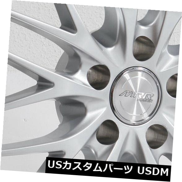海外輸入ホイール 18x8.5 MRR GT1 5x114.3 35ハイパーシルバーホイールリムセット（4） 18x8.5 MRR GT1 5x114.3 35 Hyper Silver Wheels Rims Set(4) 【並行輸入品】
