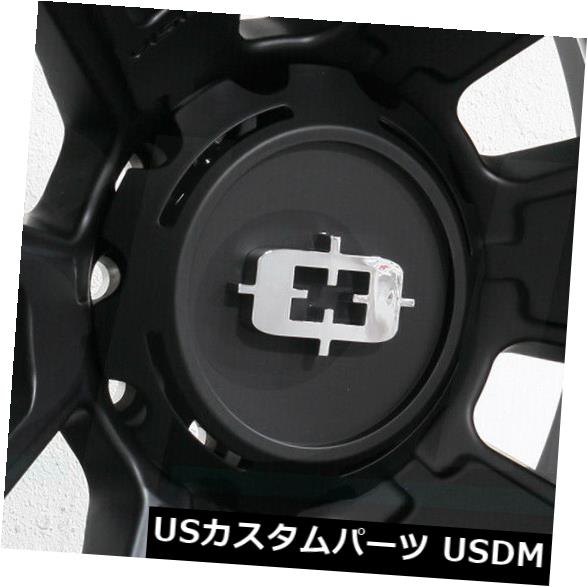 海外輸入ホイール 20x10 Vision 391 Rebel 8x170 -25サテンブラックホイールリムセット（4） 20x10 Vision 391 Rebel 8x170 -25 Satin Black Wheels Rims Set(4) 【並行輸入品】