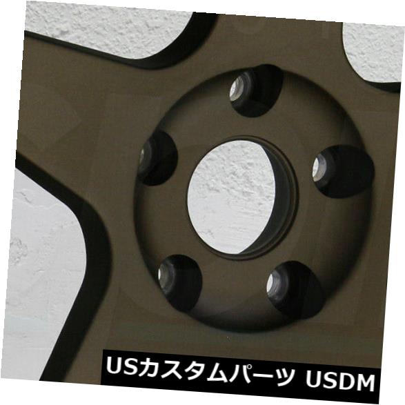 海外輸入ホイール 18x9 / 18x10.5 Kansei Knp 5x100 12/12ブロンズホイールリムセット(4) 18x9/18x10.5 Kansei Knp 5x100 12/12 Bronze Wheels Rims Set(4) 【並行輸入品】