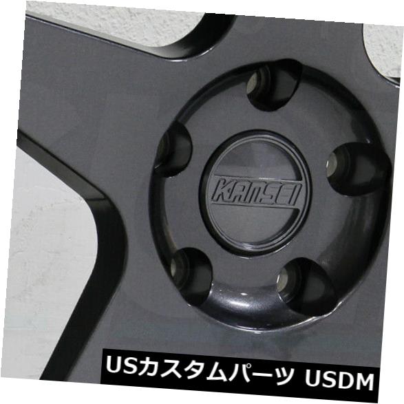 海外輸入ホイール 18x9 / 18x10.5 Kansei Knp 5x114.3 12/12 Gunmetal Wheels Rims Set(4) 18x9/18x10.5 Kansei Knp 5x114.3 12/12 Gunmetal Wheels Rims Set(4) 【並行輸入品】|カスタムパーツ WORLD倉庫