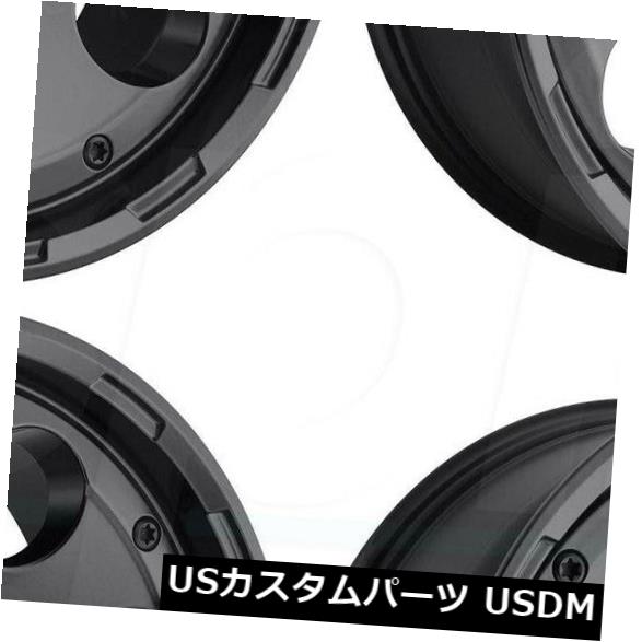 海外輸入ホイール 17x9燃料Enduro D608 5x5.5 / 5x139.7 -12マットブラックホイールリムセット(4) 17x9 Fuel Enduro D608 5x5.5/5x139.7 -12 Matte Black Wheels Rims Set(4) 【並行輸入品】|カスタムパーツ WORLD倉庫