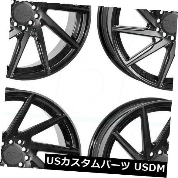 海外輸入ホイール 20x8.5 F1R F29 5x120 35ダブルブラックホイールリムセット（4） 20x8.5 F1R F29 5x120 35 Double Black Wheels Rims Set(4) 【並行輸入品】｜カスタムパーツ WORLD倉庫