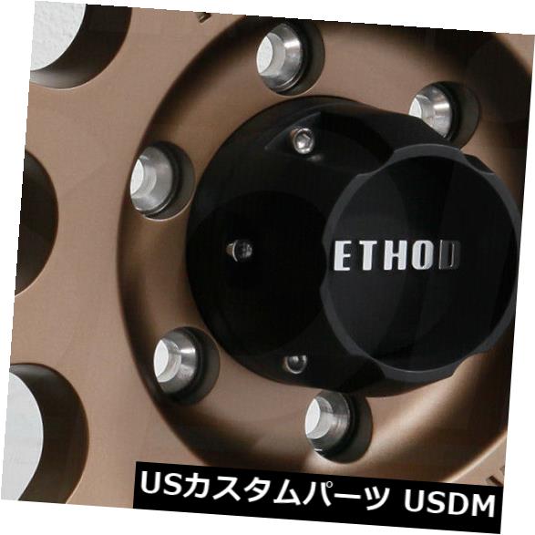 海外輸入ホイール 16x8メソッドMR305 NV 6x5.5 / 6x139.7 0ブロンズブラックリングホイールリムセット（4） 16x8 Method MR305 NV 6x5.5/6x139.7 0 Bronze Black Ring Wheels Rims Set(4) 【並行輸入品】