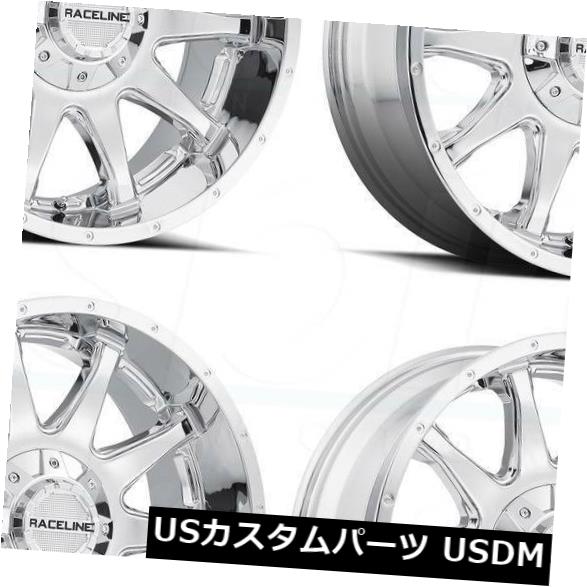 海外輸入ホイール 16x8 Raceline 930C Shift 5x5 / 5x5.5 0クロームホイールリムセット（4） 16x8 Raceline 930C Shift 5x5/5x5.5 0 Chrome Wheels Rims Set(4) 【並行輸入品】