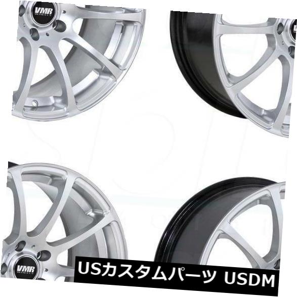 海外輸入ホイール 18x8.5 VMR V701 5x114.3 45ハイパーシルバーホイールリムセット（4） 18x8.5 VMR V701 5x114.3 45 Hyper Silver Wheels Rims Set(4) 【並行輸入品】