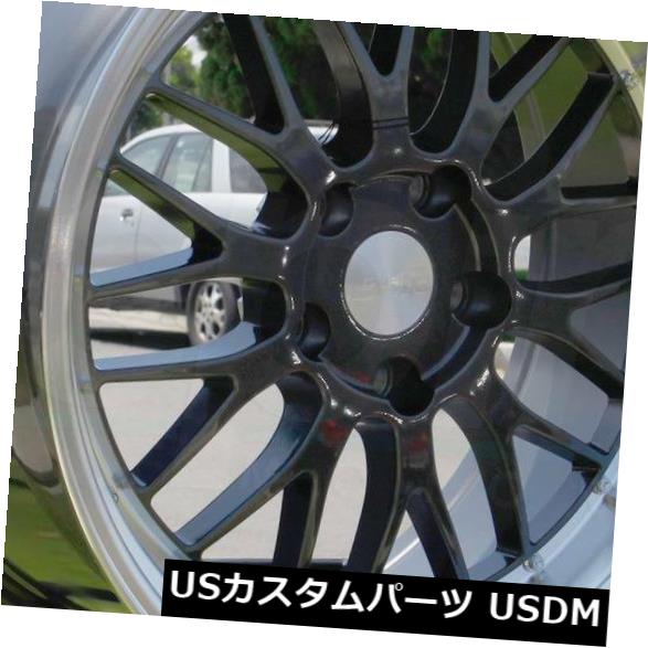 海外輸入ホイール 19x9.5 ESR SR05 SR5 5x114.3 35ガンメタルホイールリムセット（4） 19x9.5 ESR SR05 SR5 5x114.3 35 Gun Metal Wheels Rims Set(4) 【並行輸入品】